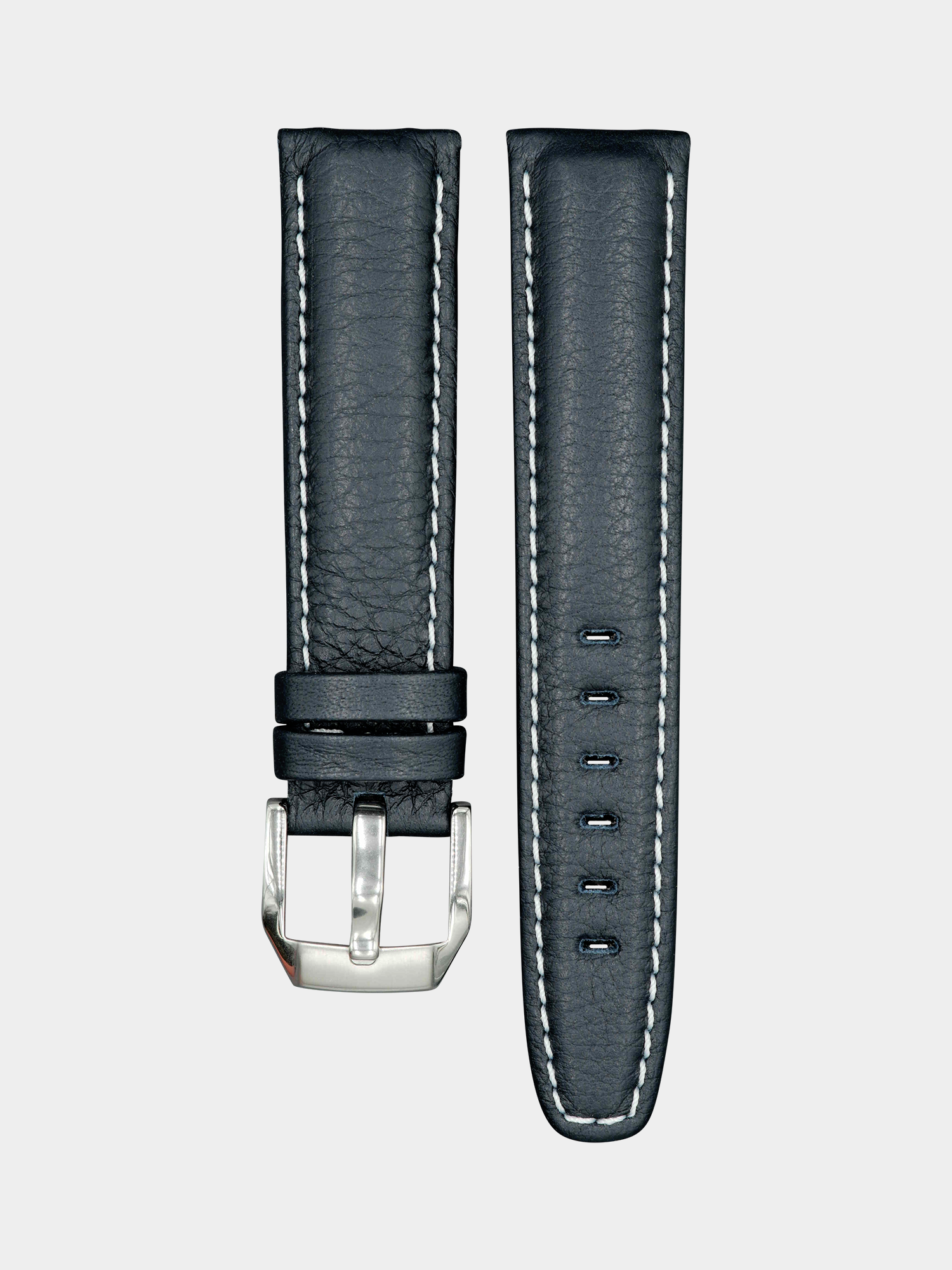 Leather Watch Strap Black