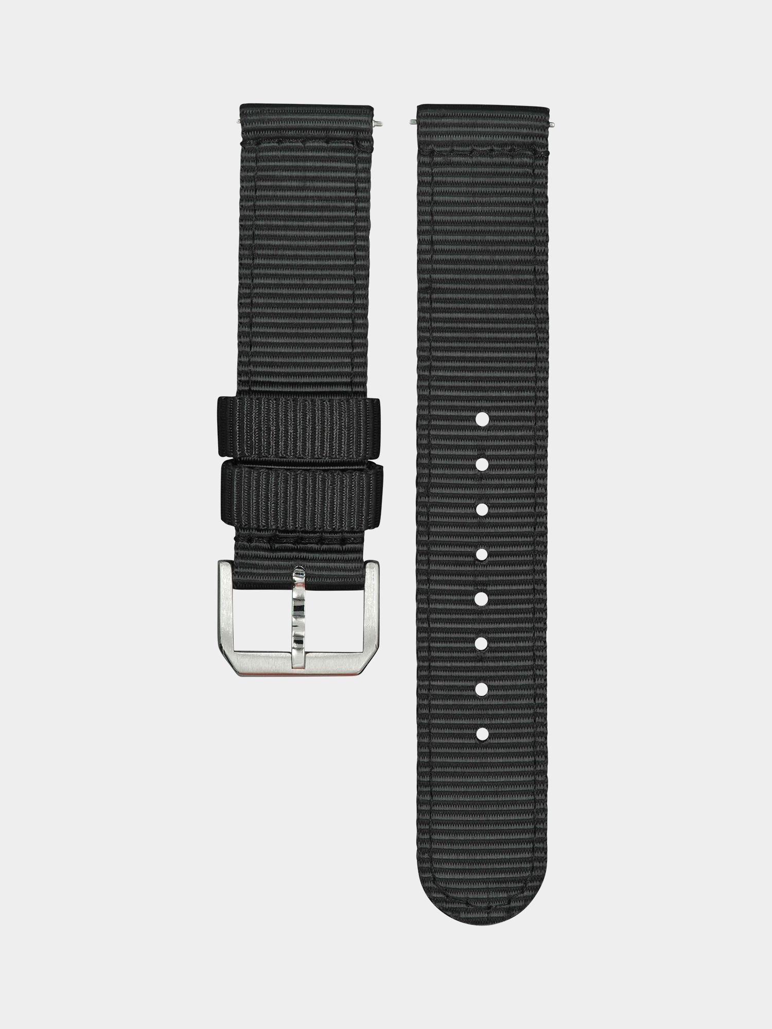 Nylon Watch Strap Black